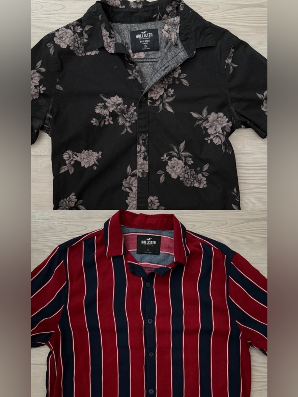 Bundle of 2 Hollister Men’s Button-Down Shirts